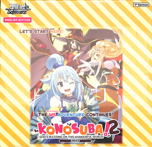 2025 Weiss Schwarz - Konosuba!2 - English 1st Edition - Sealed Wax