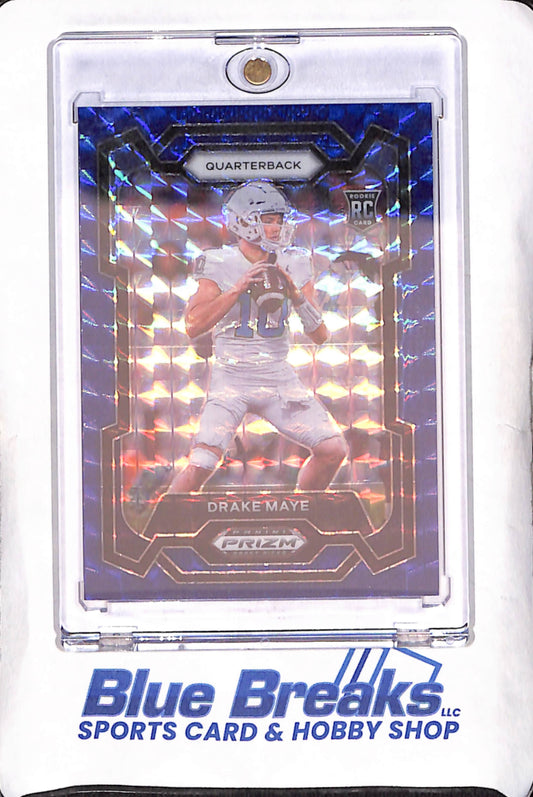 2024 Panini Prizm Draft Picks - Drake Maye - Blue Finite Prizm - RC - 28/89 - New England Patriots - Football - #103
