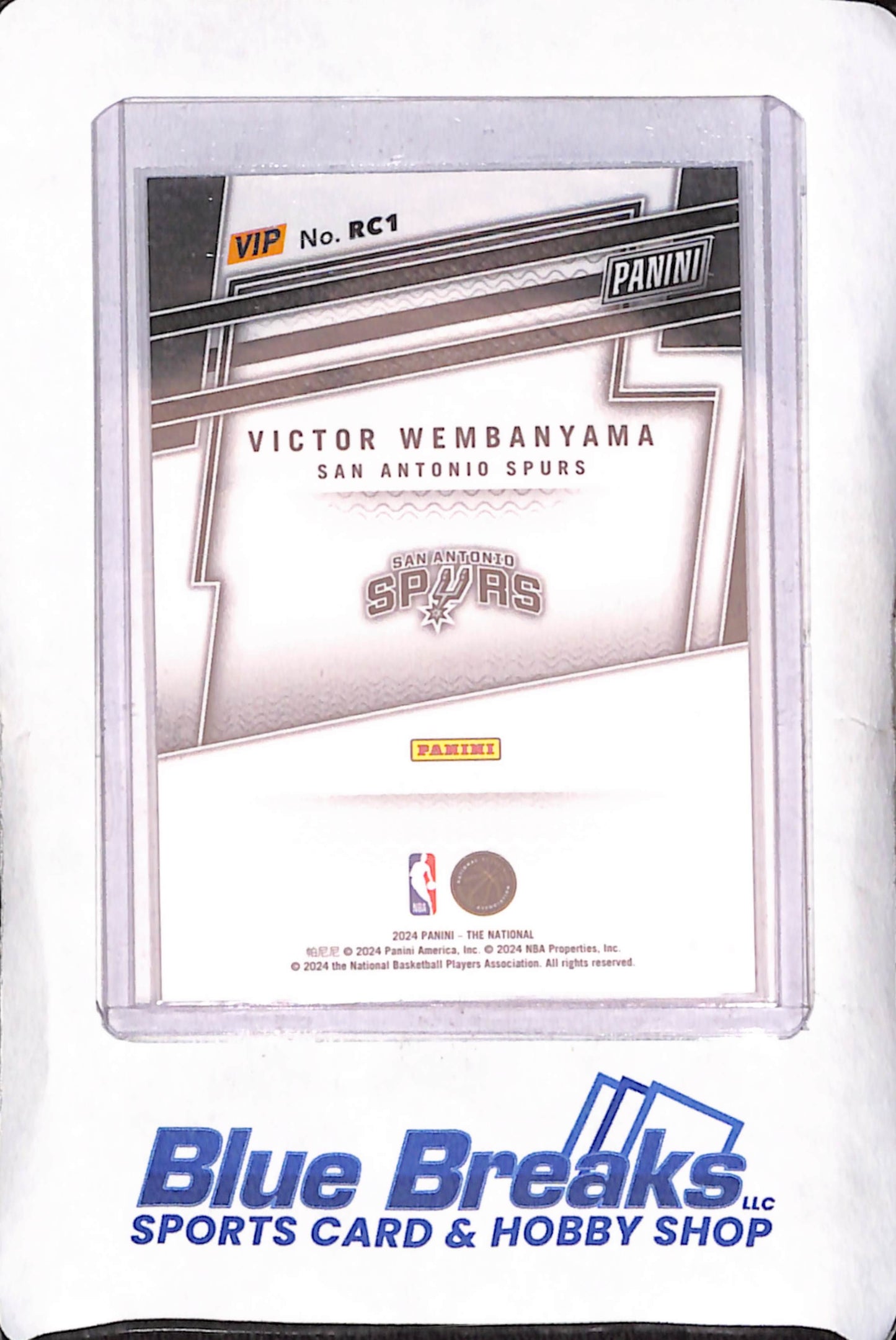 2024 Panini National VIP Gold Pack - Victor Wembanyama - RC - San Antonio Spurs - Basketball - #RC1