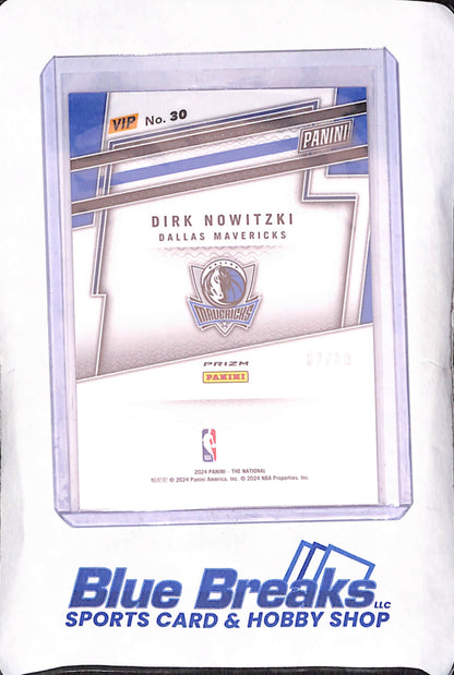 2024 Panini VIP National Gold Pack - Dirk Nowitzki - Pink Prizm - Dallas Mavericks - 67/88 - Basketball - #30