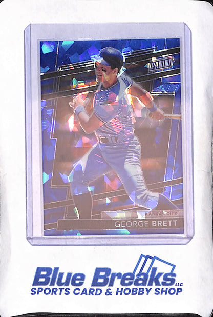 2024 National VIP Gold Pack - George Brett - Blue Prizm - 60/174 - Kansas City Chiefs - Baseball - #46