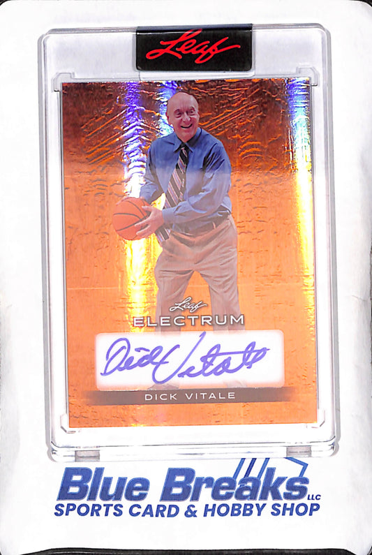 2024 Leaf Electrum - Dick Vitale - Autograph - Basketball - #BA-DV1