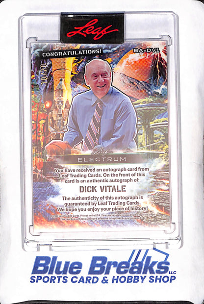 2024 Leaf Electrum - Dick Vitale - Autograph - Basketball - #BA-DV1