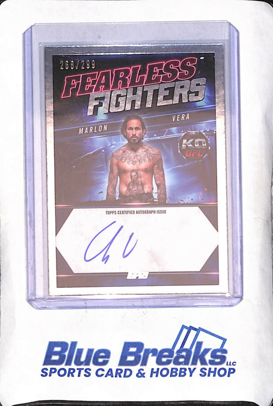 2025 Topps UFC Knockout - Marlon Vera - Fearless Fighters Autograph - 268/299 - Bantamweight - UFC - #FF-MV
