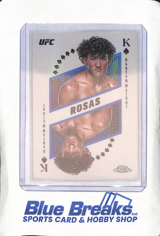 2025 Topps Chrome UFC - Raul Rosas - King and Queens - UFC - Bantamweight - #KAQ-3