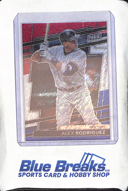 2024 Panini National VIP Pack - Alex Rodriguez - 12/25 - Red White Blue Prizm - New York Yankees - Baseball - #51