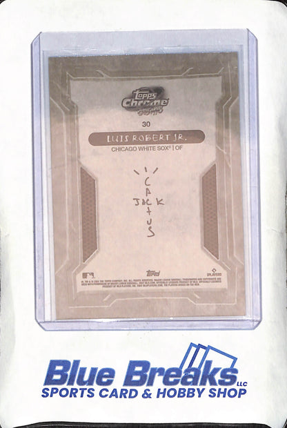 2024 Topps Chrome Cosmic Cactus Jack - Luis Robert Jr - Chicago White Sox - Baseball - #30
