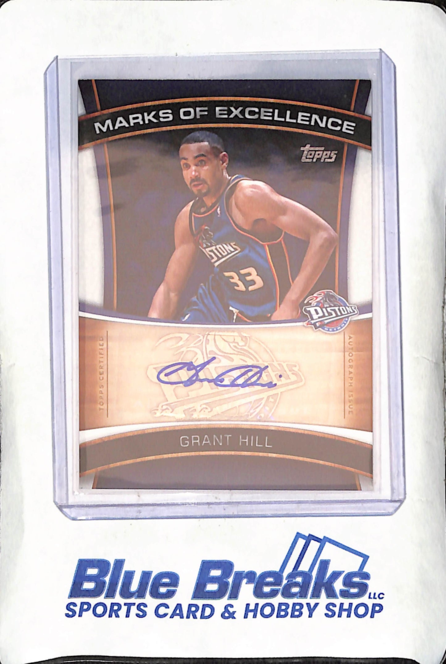 2025 Topps - Grant Hill - Marks of Excellence Autograph - Detroit Pistons - Basketball - #ME-GH