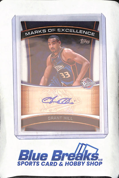 2025 Topps - Grant Hill - Marks of Excellence Autograph - Detroit Pistons - Basketball - #ME-GH
