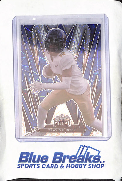 2024 Leaf Metal - Travis Hunter - Blue -  5/5 - Jacksonville Jaguars - Football - #102