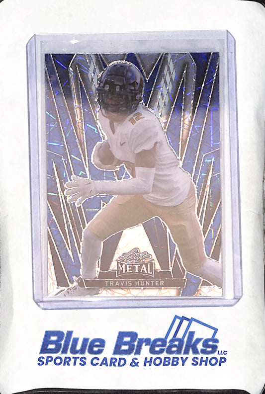 2024 Leaf Metal - Travis Hunter - Blue -  5/5 - Jacksonville Jaguars - Football - #102