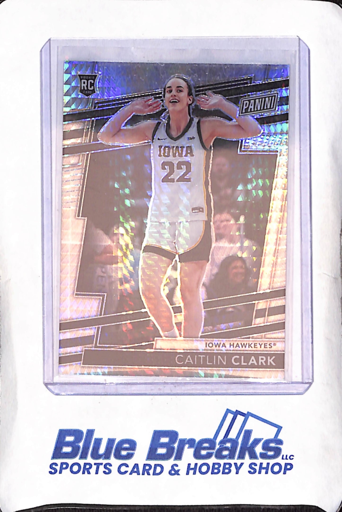 2024 Panini National VIP Gold Pack - Caitlin Clark - Prizm - RC - Iowa Hawkeyes - Basketball - #1