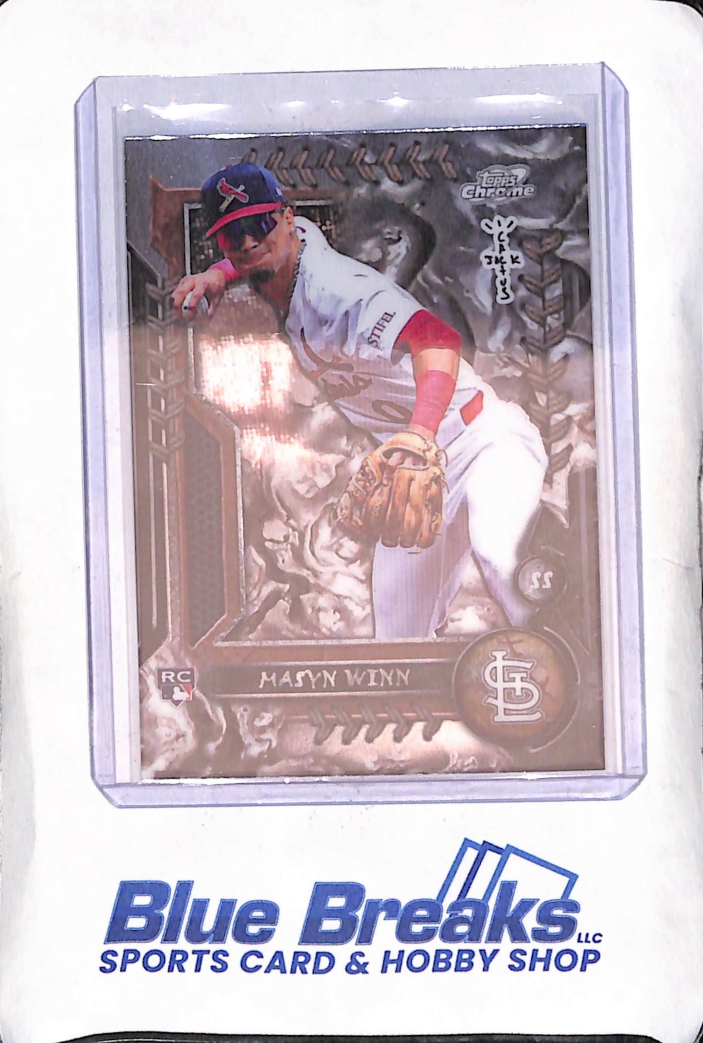 2024 Topps Chrome Cosmic Cactus Jack - Masyn Winn - RC - St Louis Cardinals - Baseball - #43