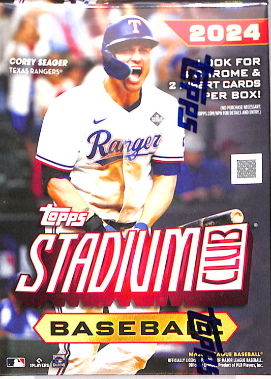 2024 Topps Stadium Club Baseball 8-Pack Blaster Box - Sealed Wax