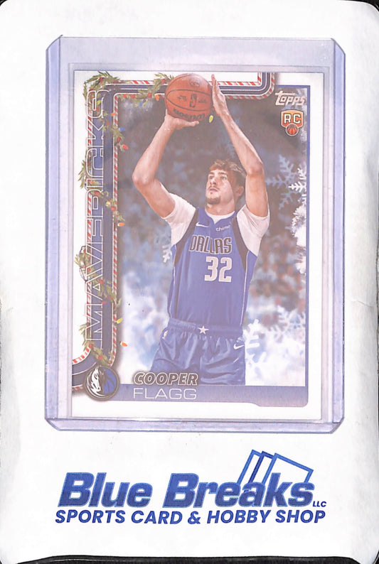 2025 Topps Holiday - Cooper Flagg - RC - Dallas Mavericks - Basketball - #H161