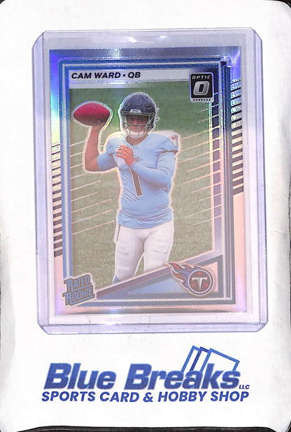 2025 Donruss Optic - Cam Ward - Rated Rookie - Silver - Tennessee Titans - Football - #350