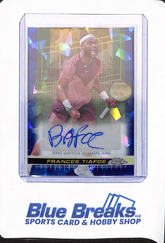 Frances Tiafoe - 2024 Topps Chrome Tennis - Other Sport - TCA-FTE - Sapphire - Autographed