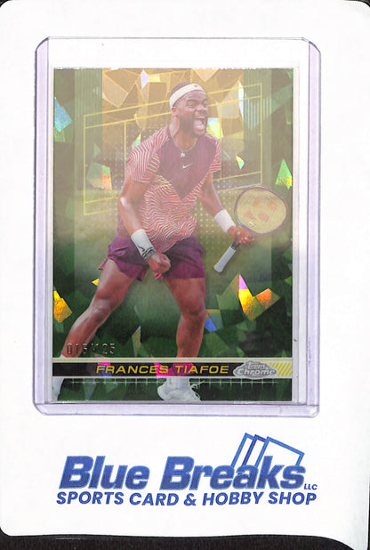 Frances Tiafoe - 2024 Topps Chrome Tennis - Other Sport - 132 - Sapphire - Green