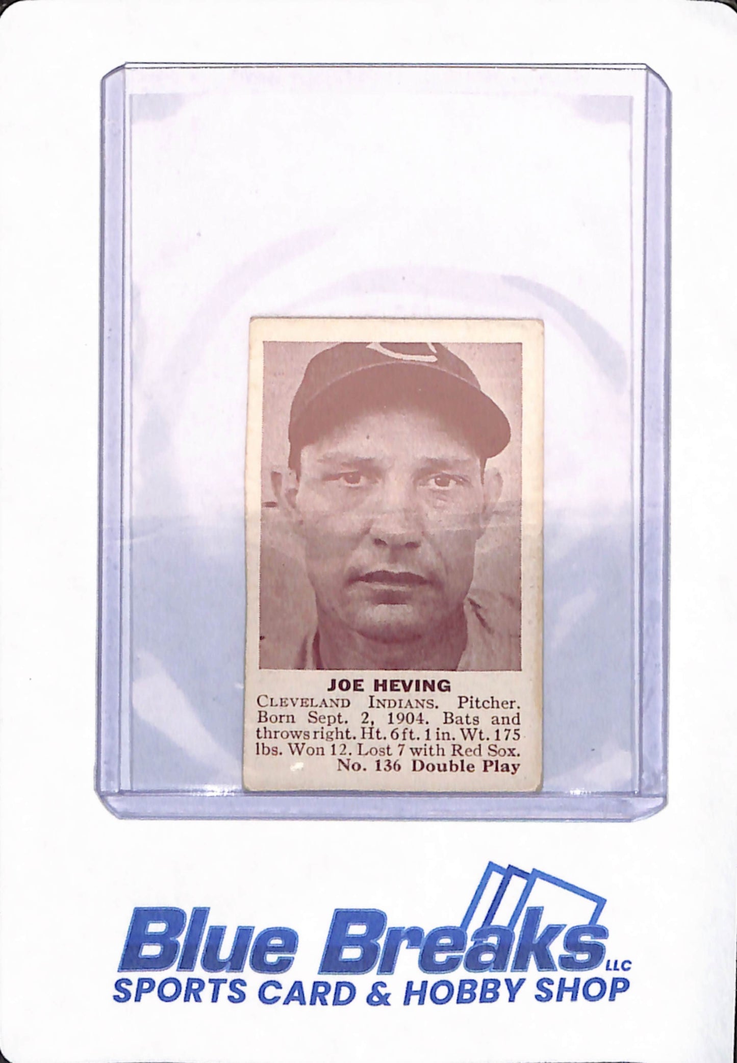 Joe Heving - 1941 - Double Play - Baseball - Cleveland Indians / Guardians