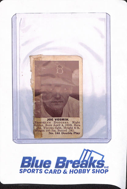 Joe Vosmik - 1941 - Double Play - Baseball - Brooklyn Dodgers