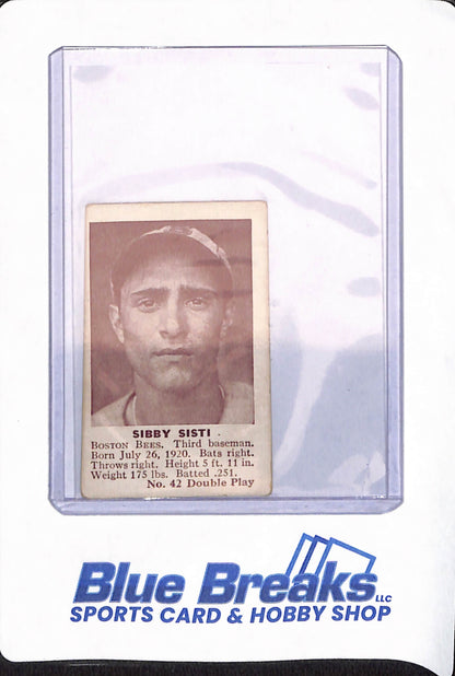 Sibby Sisti - 1941 - Double Play - Baseball - Boston Bees