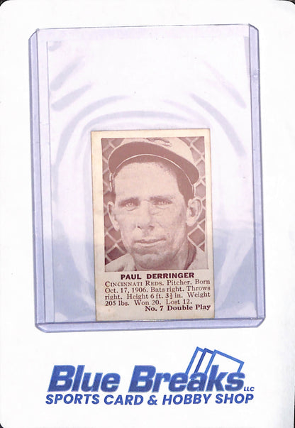 Paul Derringer - 1941 - Double Play - Baseball - Cincinnati Reds