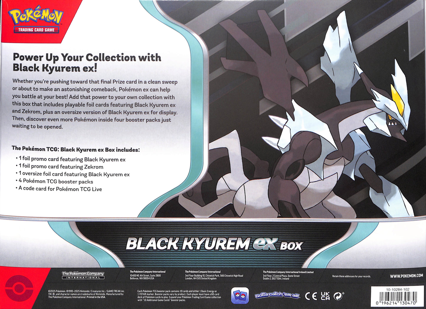 2025 Pokemon - Black Kyurem ex - Sealed Wax