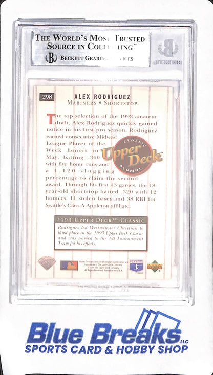 1994 Upper Deck - Alex Rodriguez - Electric Diamond Class Alumni - BGS 9 - Seattle Mariners - Baseball - #298