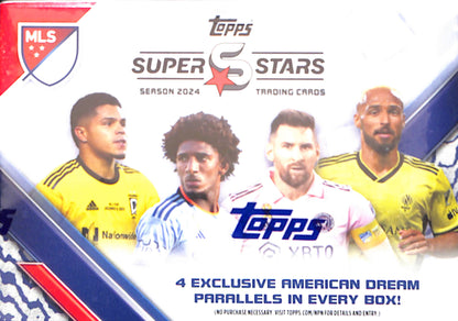 2024 Topps Superstars MLS Major League Soccer 9-Pack Blaster Box - Sealed Wax