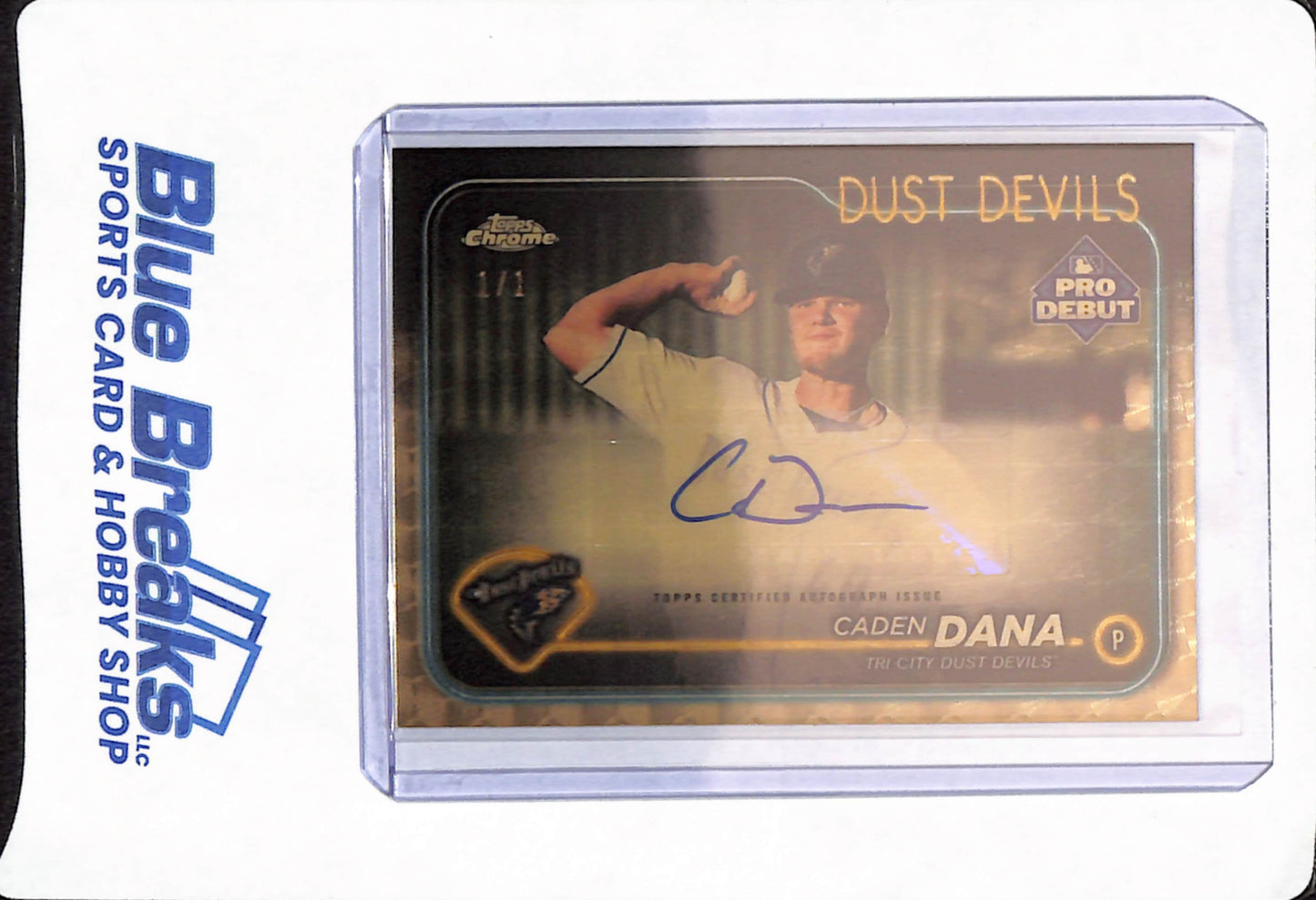 2024 Topps Pro Debut - Caden Dana - 1/1 - Superfractor - Auto - Dust Devils - Los Angeles Angels - Baseball