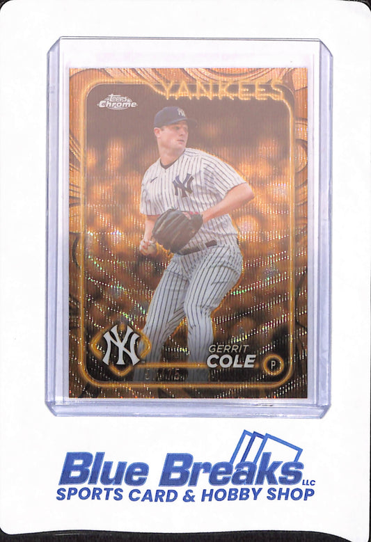 2024 Topps Gilded - Gerrit Cole - Baseball - 57/57 - New York Yankees