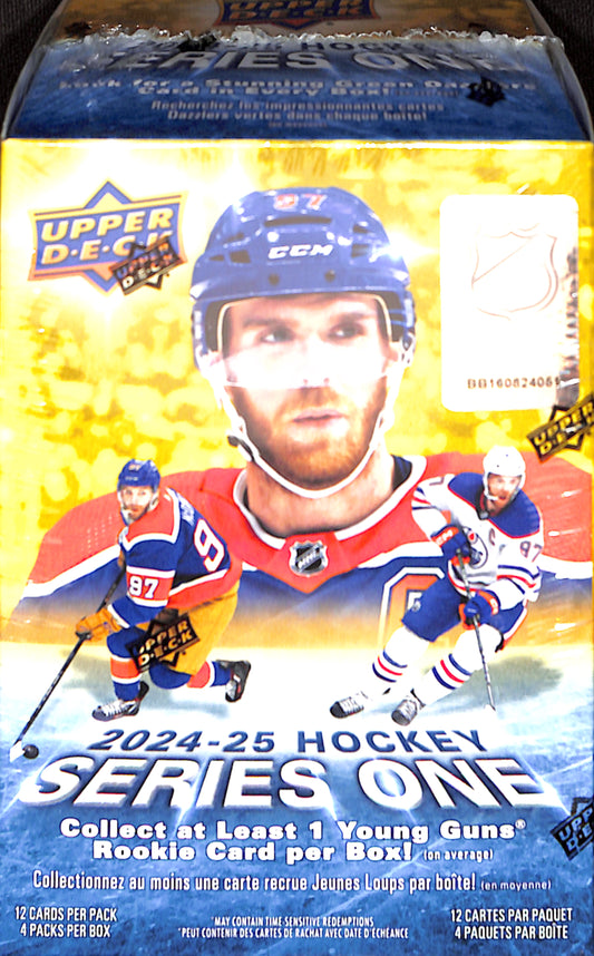 2024/25 Upper Deck Series 1 Ice Hockey Value Box - Sealed Wax