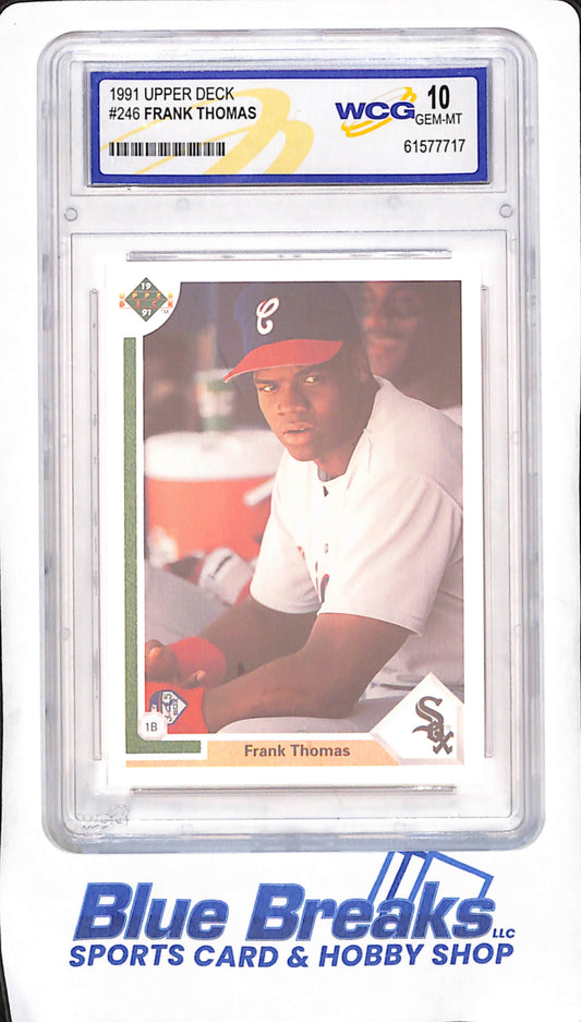 1991 Upper Deck - Frank Thomas - World Class Grading 10 - Chicago White Sox - Baseball - #246