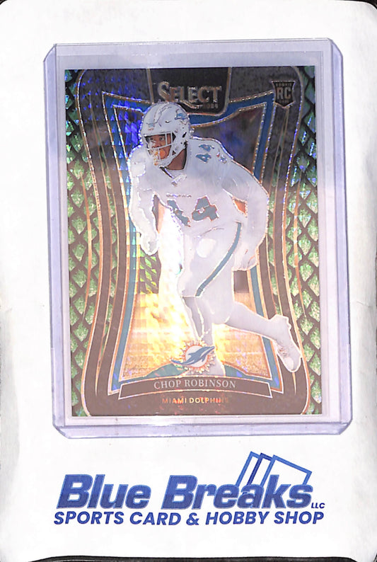 2024 Panini Select - Chop Robinson - RC - 81/81 - Miami Dolphins - Football - #343