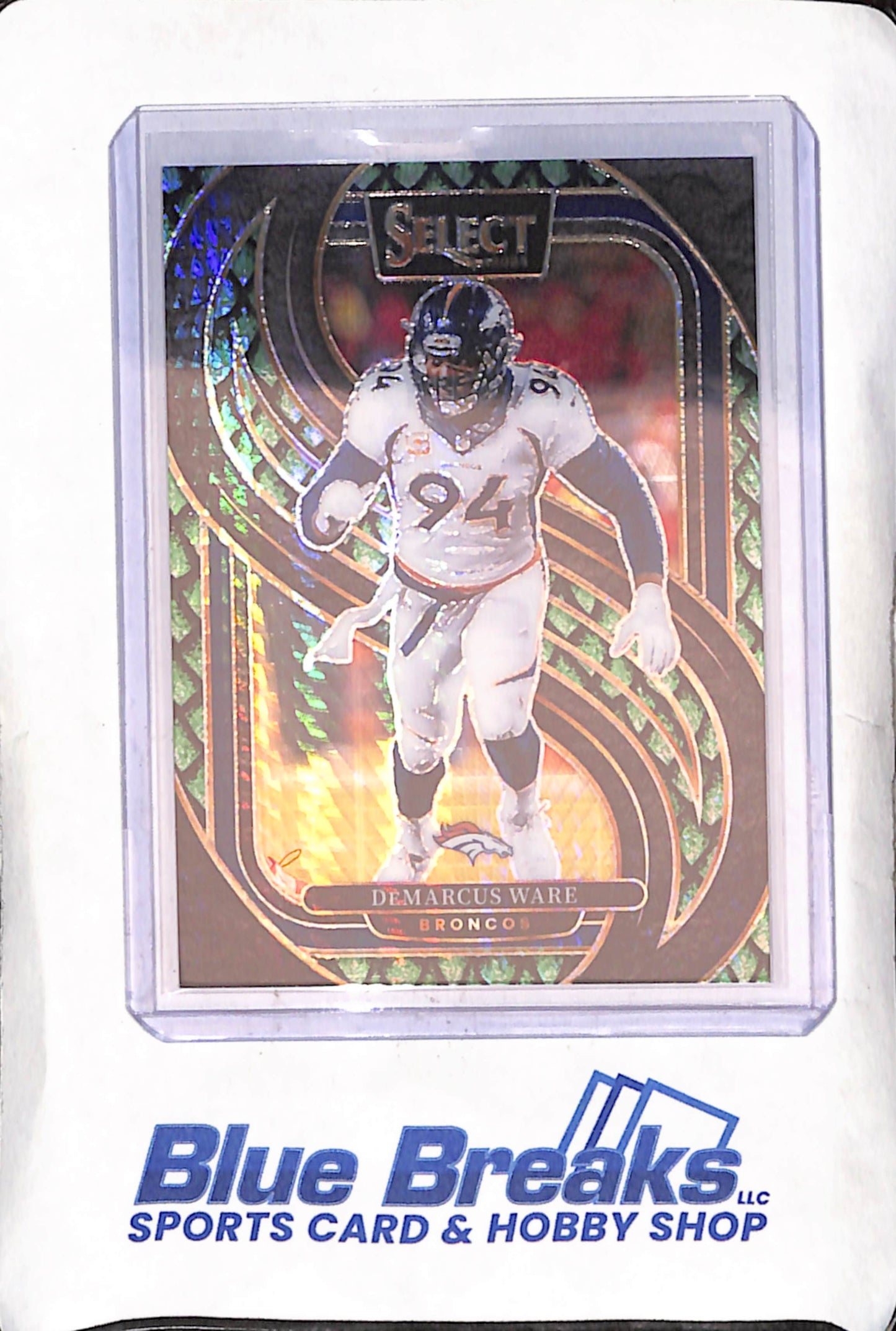 2024 Panini Select - DeMarcus Ware - Dragon Scale - Premier Level - 1/81 - Denver Broncos - Football - #147