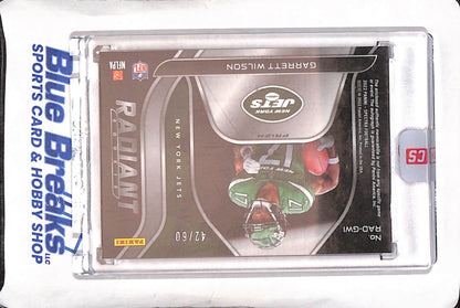 2024 Panini Spectra - Garrett Wilson - Radiant Rookie - Autograph - Relic - 42/60 - New York Jets - Football - #RAD-GWI