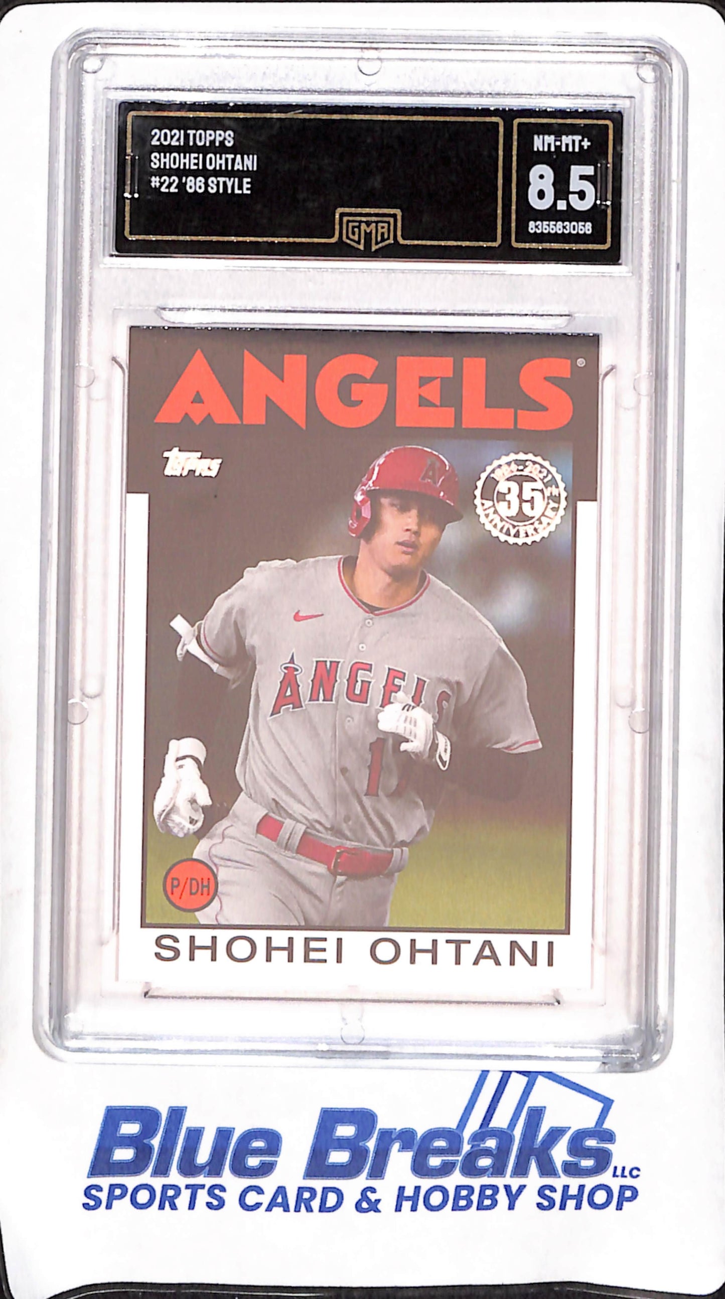 2021 Topps - Shohei Ohtani - '88 Style - GMA 8.5 - Los Angeles Angels - Baseball - #22