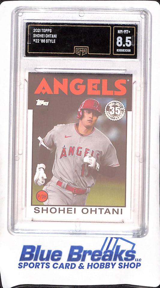 2021 Topps - Shohei Ohtani - '88 Style - GMA 8.5 - Los Angeles Angels - Baseball - #22