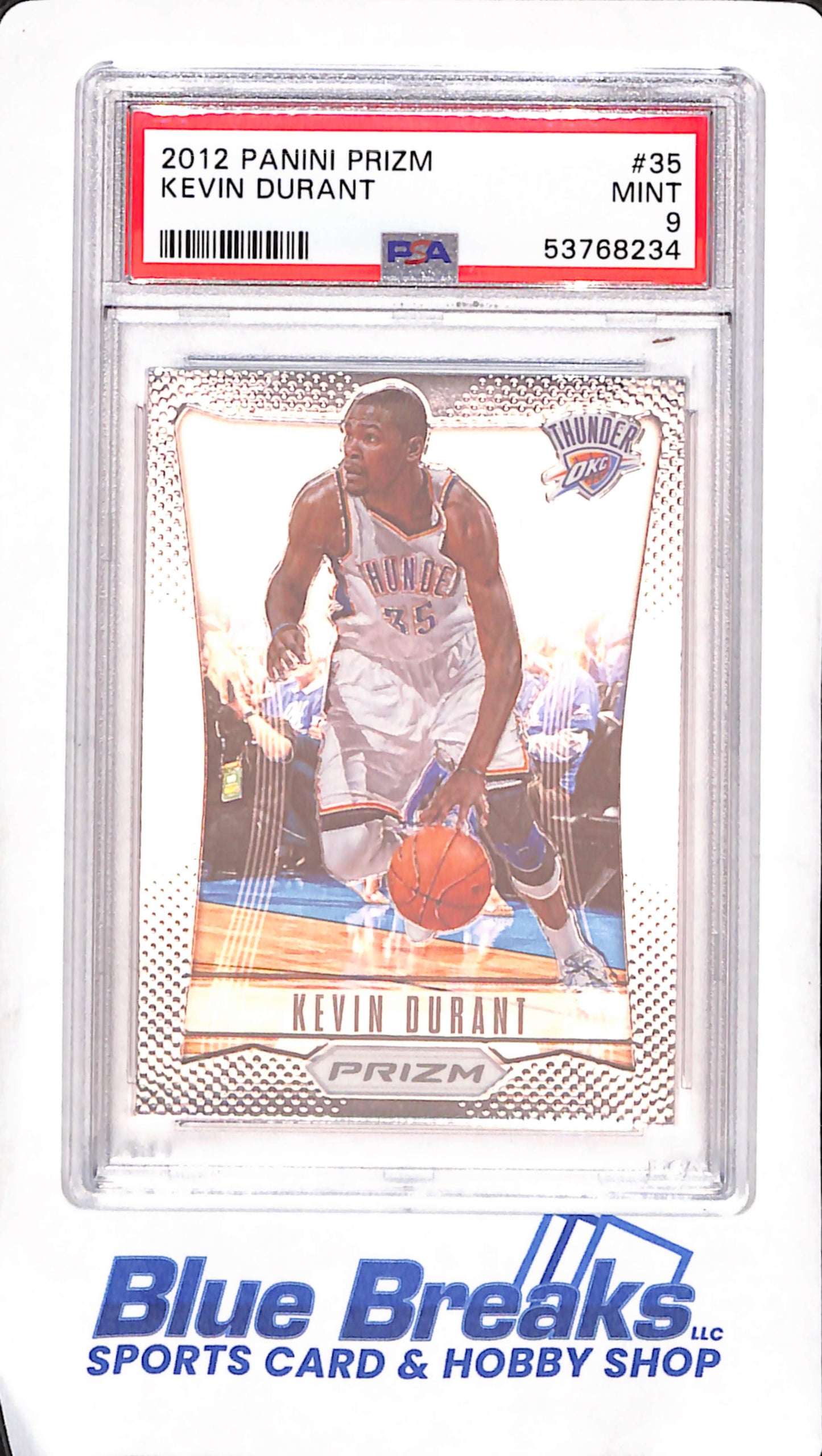 2012 Panini Prizm - Kevin Durant - PSA 9 - Oklahoma Thunder - Basketball - #35