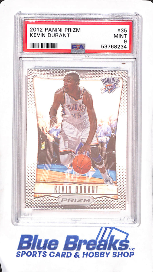 2012 Panini Prizm - Kevin Durant - PSA 9 - Oklahoma Thunder - Basketball - #35