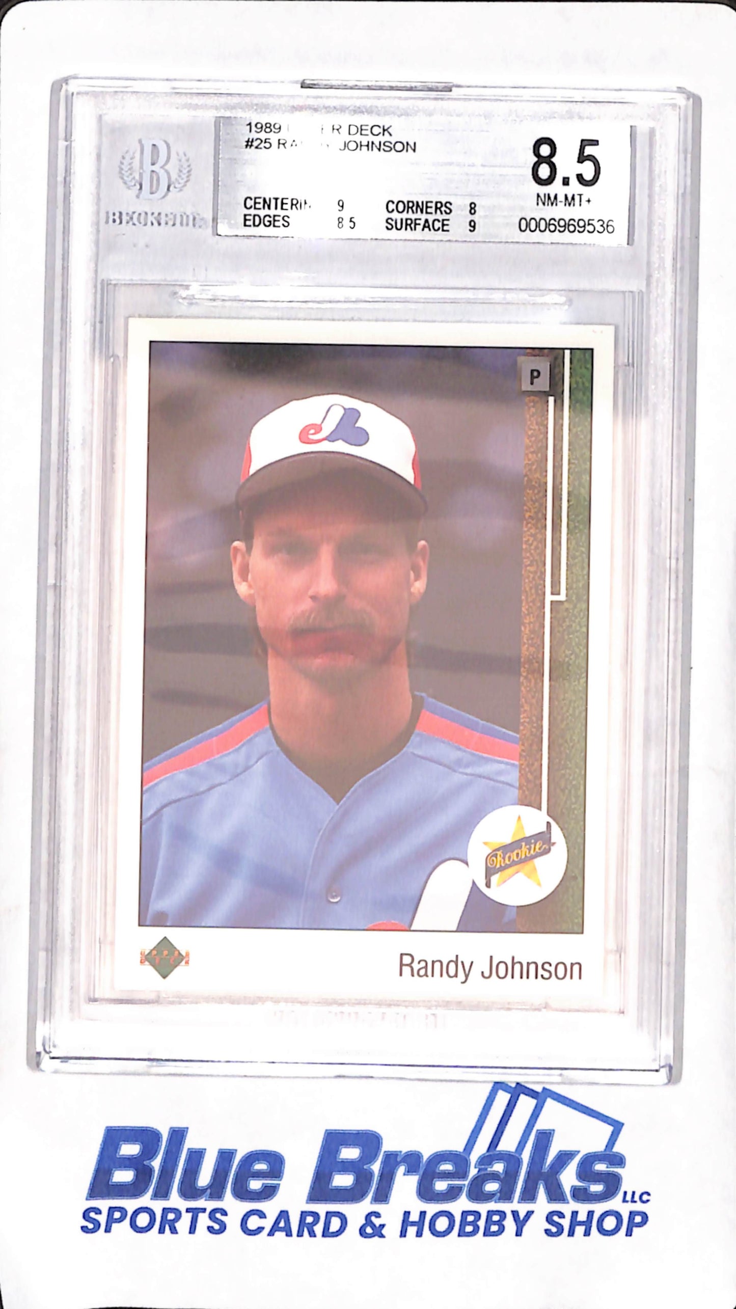 1999 Upper Deck - Randy Johnson - BGS 8.5 - Montreal Expos - Baseball - #25