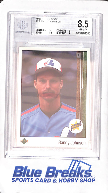 1999 Upper Deck - Randy Johnson - BGS 8.5 - Montreal Expos - Baseball - #25