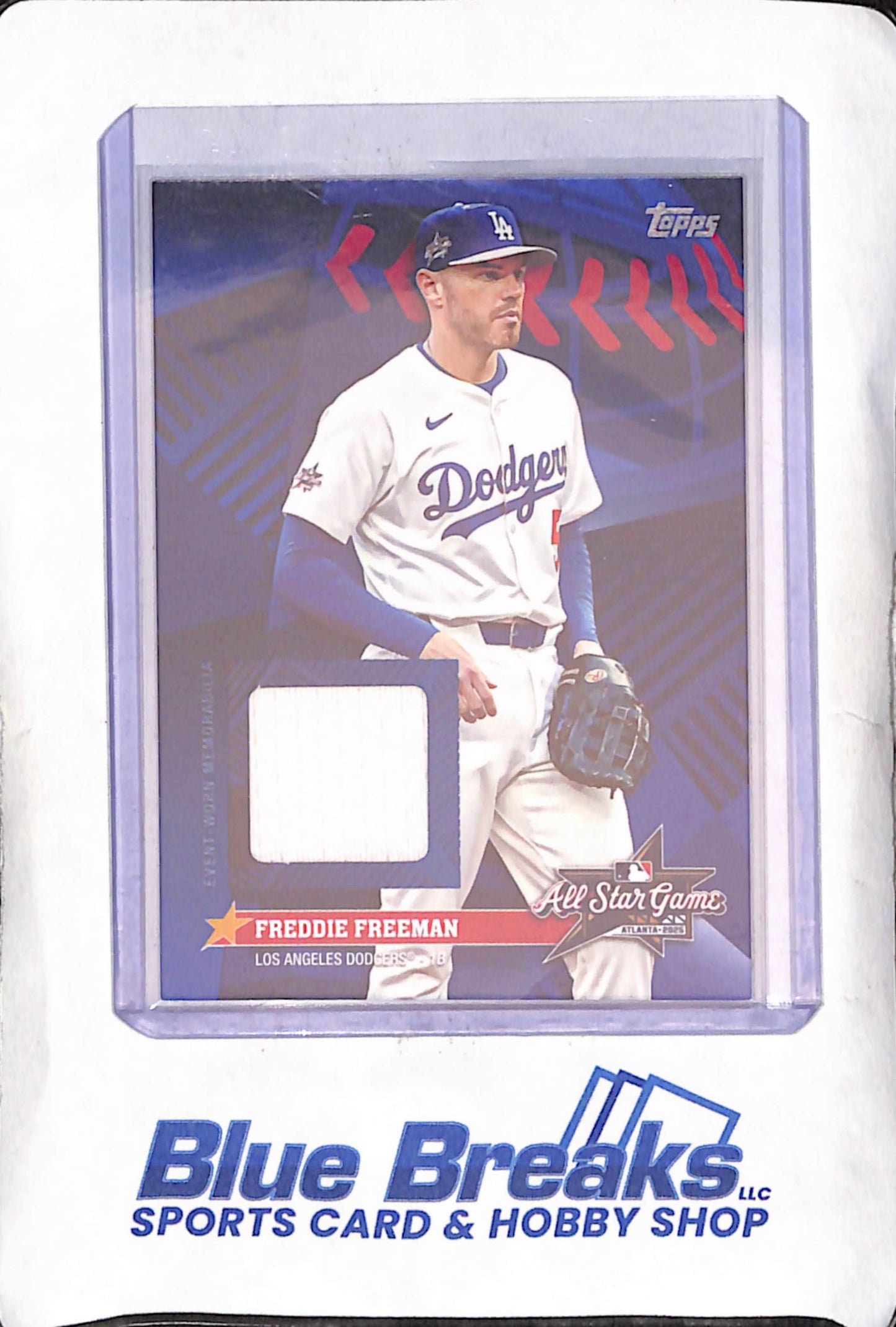 2025 Topps Update - Freddie Freeman - All-Star Relic - Los Angeles Dodgers - Baseball - #AS-FF