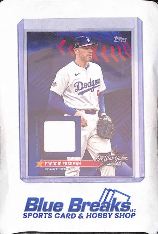 2025 Topps Update - Freddie Freeman - All-Star Relic - Los Angeles Dodgers - Baseball - #AS-FF