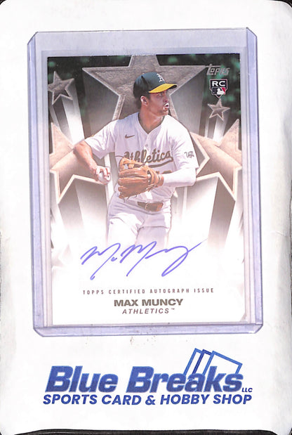 2025 Topps Update - Max Muncy - RC - Baseball Stars Autograph - Oakland Athletics - Baseball - #BSAU-MMU