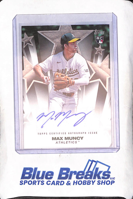 2025 Topps Update - Max Muncy - RC - Baseball Stars Autograph - Oakland Athletics - Baseball - #BSAU-MMU