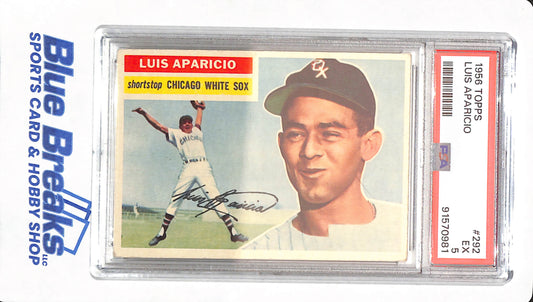 1956 Topps - Luis Aparicio - Chicago White Sox - Baseball - # 292 - PSA 5