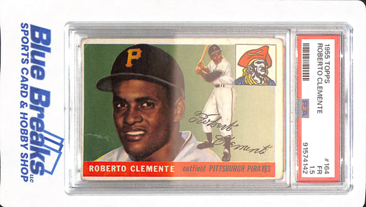 1955 Topps - Roberto Clemente - Baseball - Pittsburgh Pirates - # 164 - PSA 1.5