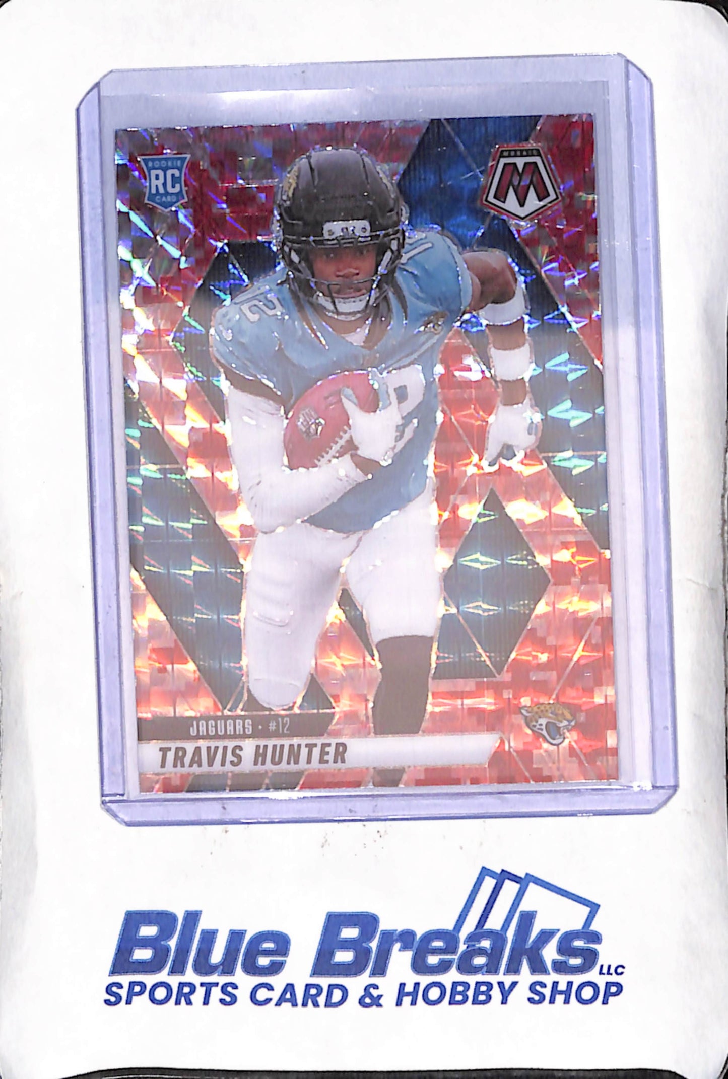 2025 Panini Mosaic - Travis Hunter - Red Camo - RC - Jacksonville Jaguars - Football - #301