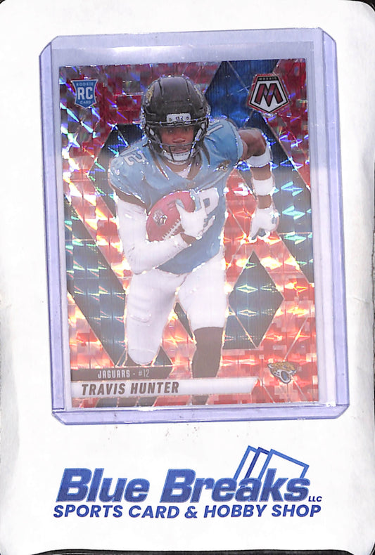 2025 Panini Mosaic - Travis Hunter - Red Camo - RC - Jacksonville Jaguars - Football - #301